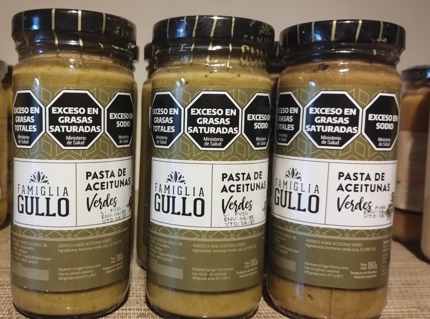 Pasta de Aceitunas verde