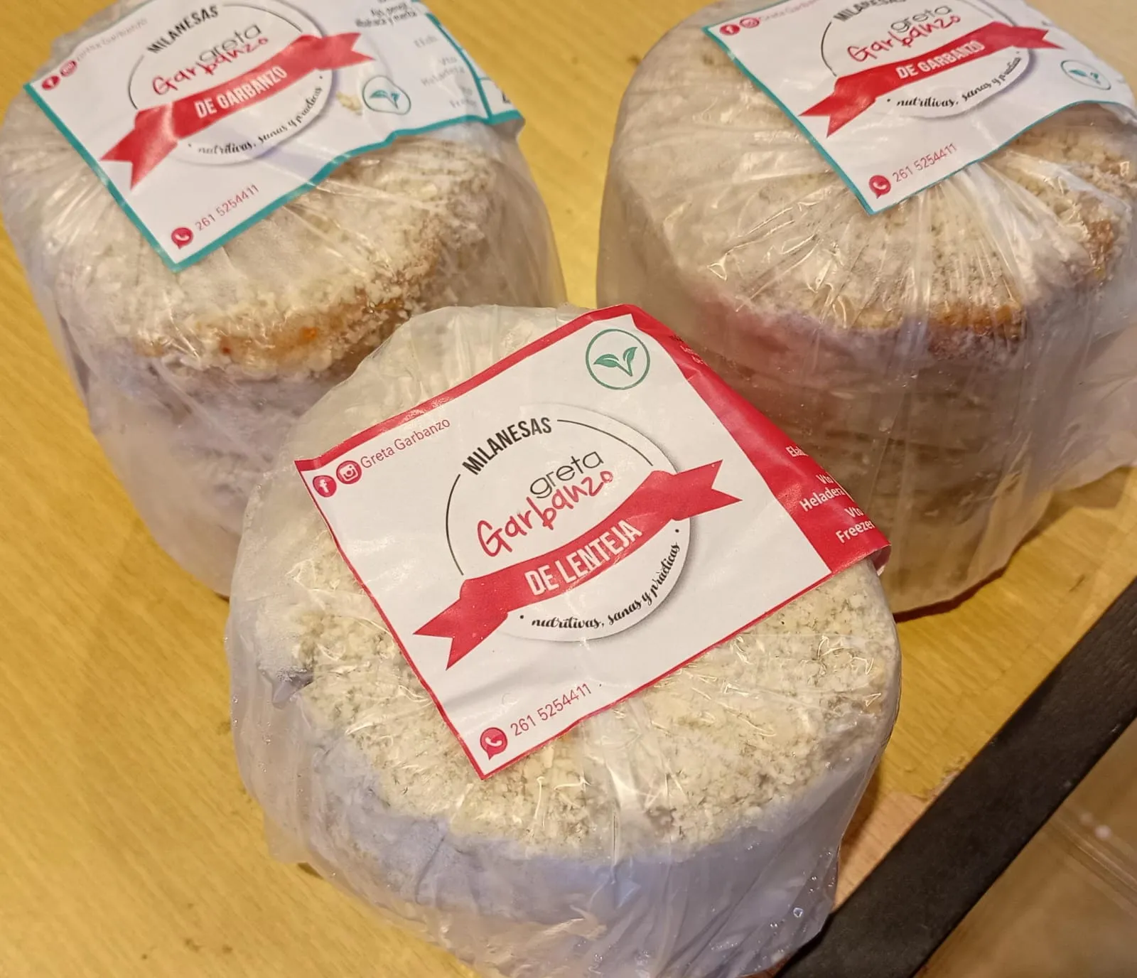 Hamburguesas veganas paquete x 6 unidades (lenteja, mix de vegetales, Greta cuyana, o zapallo)
