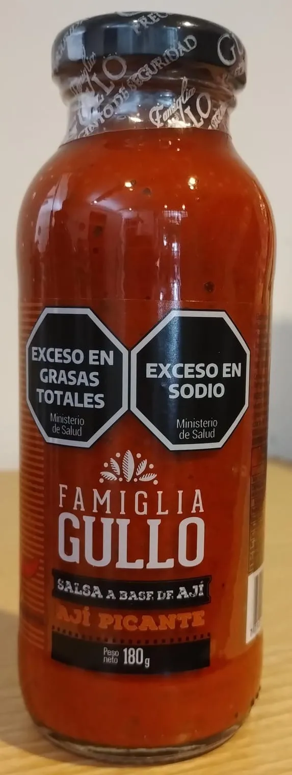 Salsa ajies picantes botella 180 grs