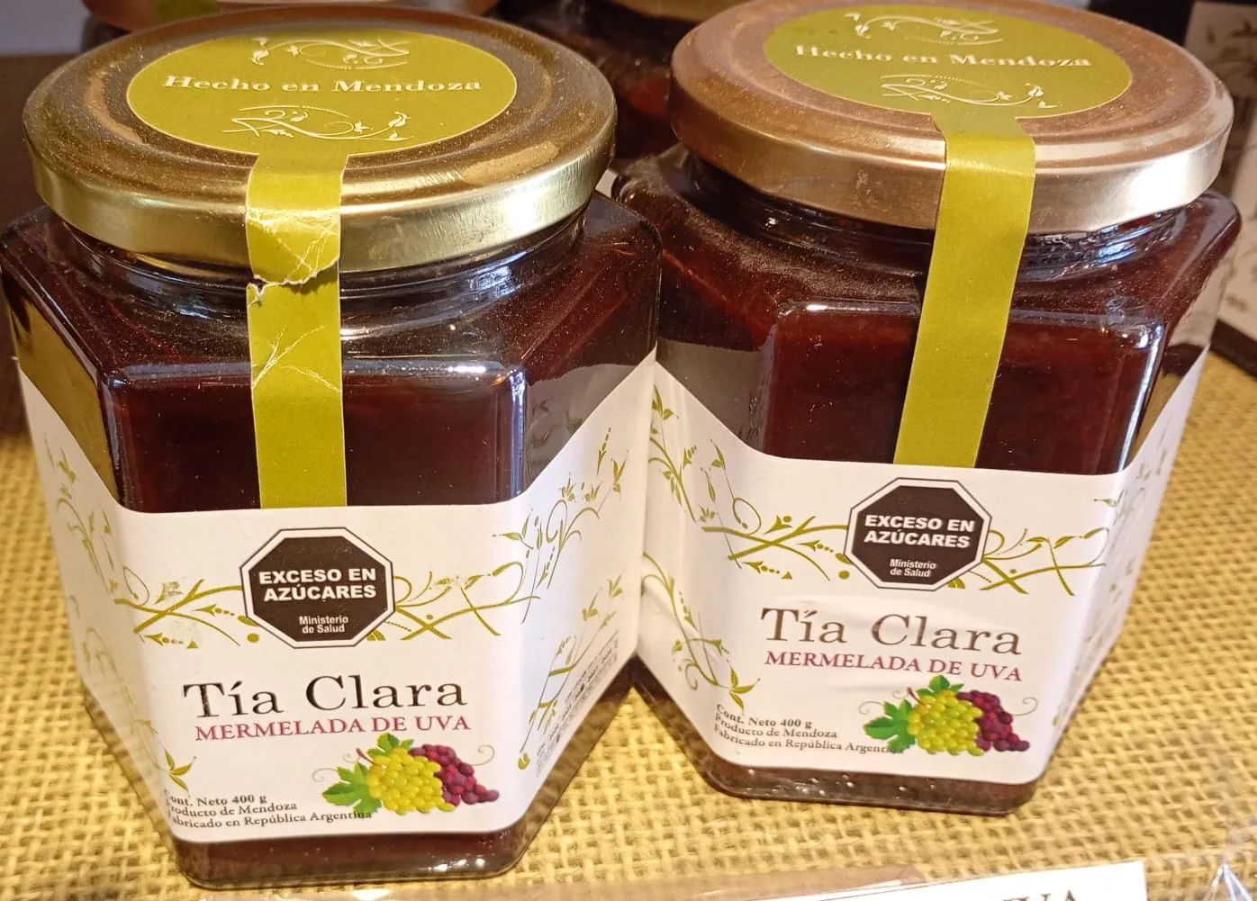 mermelada de uva tia clara