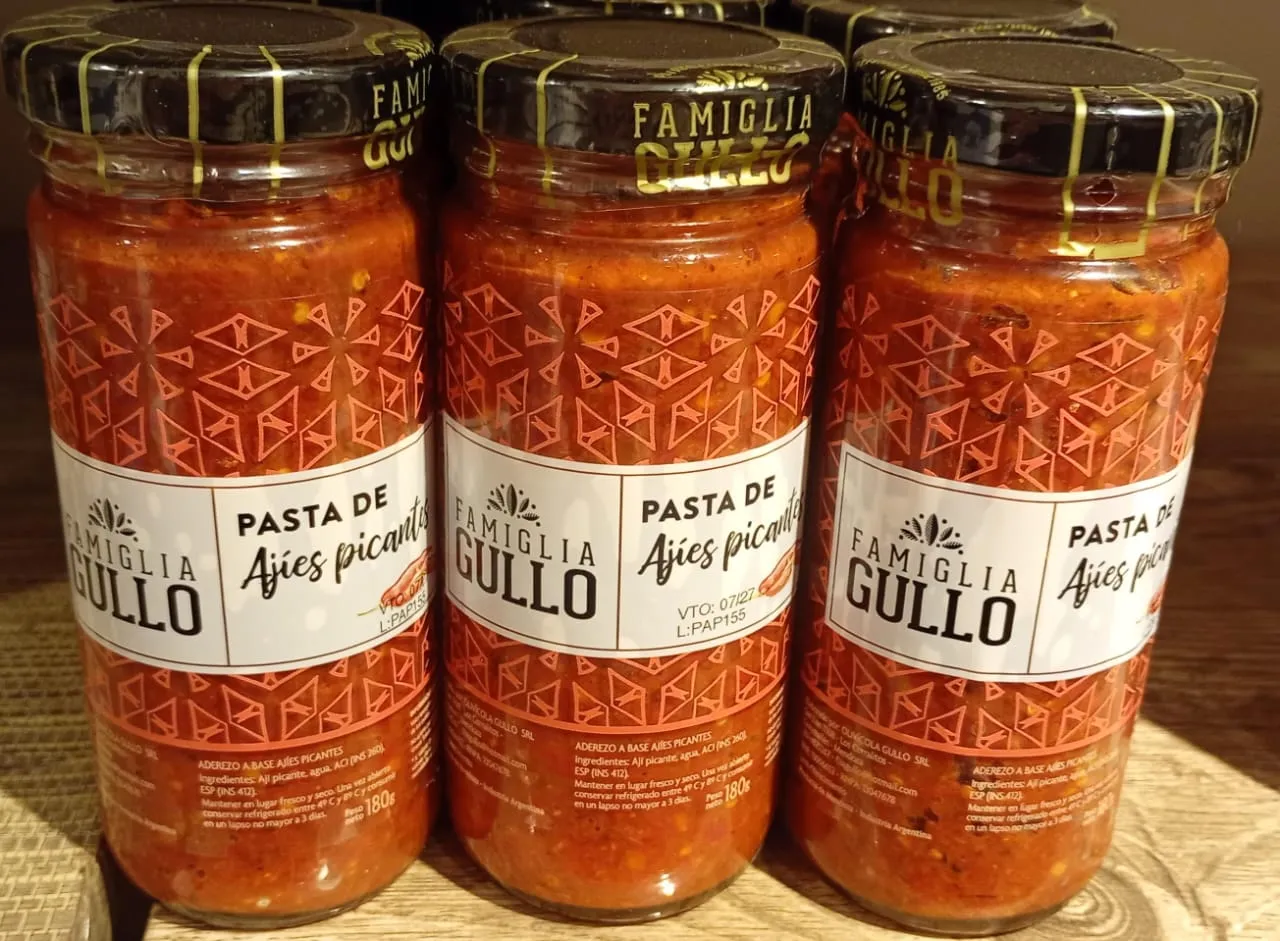 Pasta de Ajíes picantes