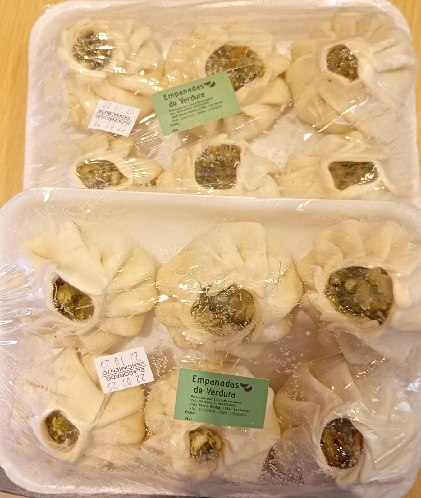 EMPANADAS DE VERDURA