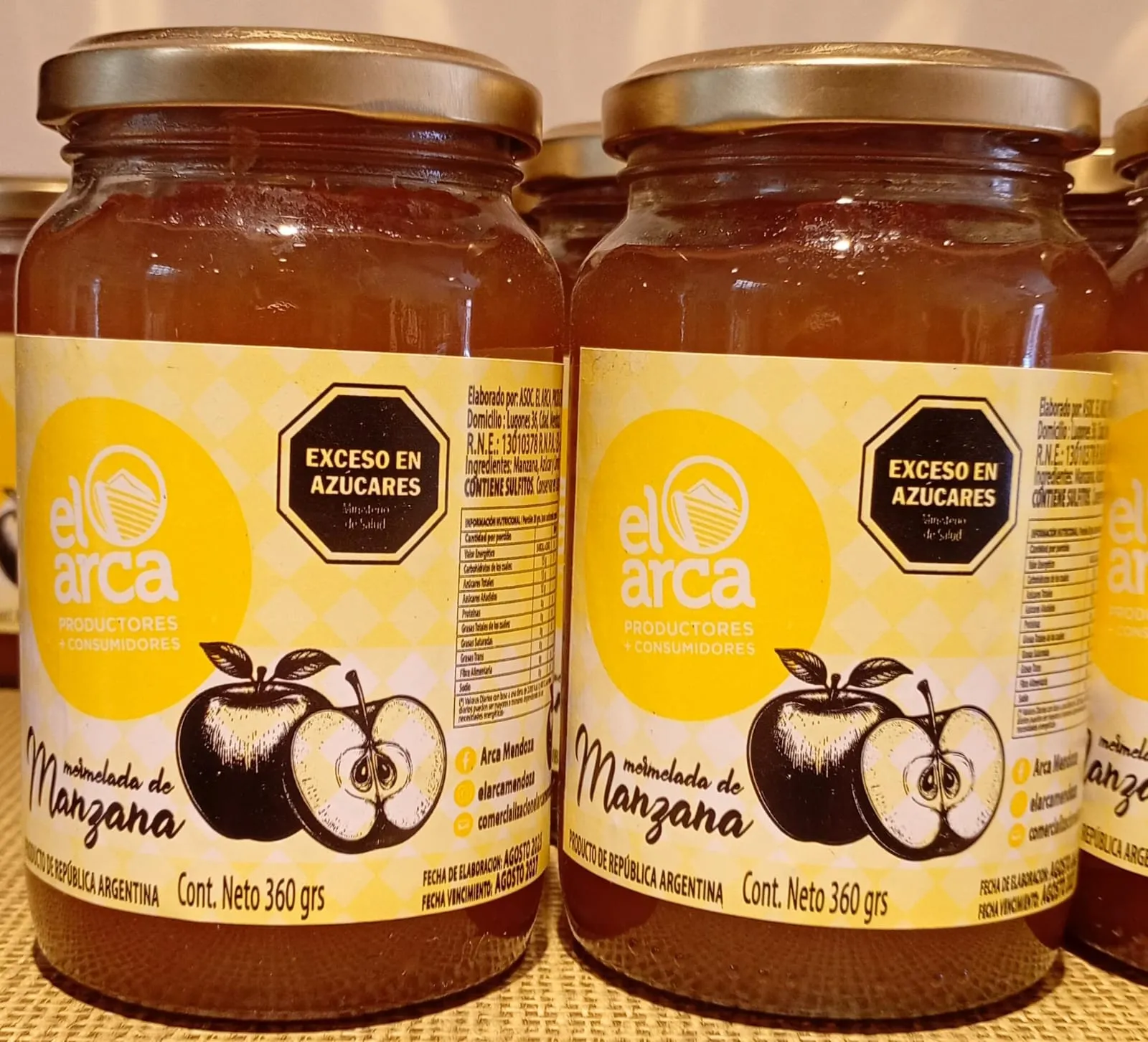 MERMELADA DE MANZANA TIA CLARA 360G